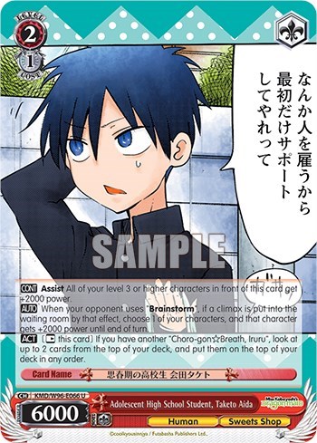 Adolescent High School Student, Taketo Aida KMD/W96-E066 U