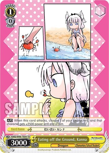 Eating off the Ground, Kanna KMD/W96-TE04 TD