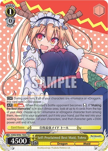 Self-Proclaimed Best Maid, Tohru KMD/W96-TE05 TD