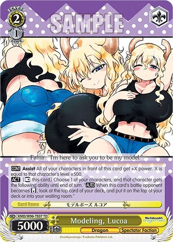 Modeling, Lucoa KMD/W96-TE07 TD