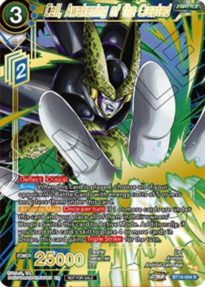 Cell, Awakening of the Created