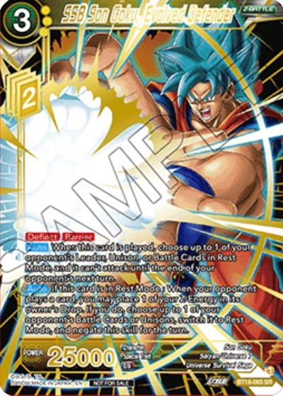 SSB Son Goku, Evolved Defender BT18-093