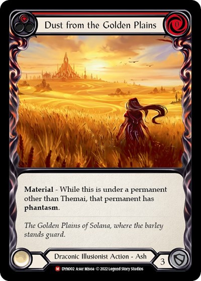 Dust from the Golden Plains 