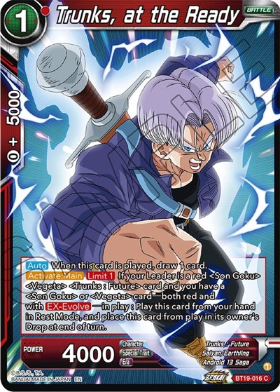 Trunks, at the Ready BT19-016