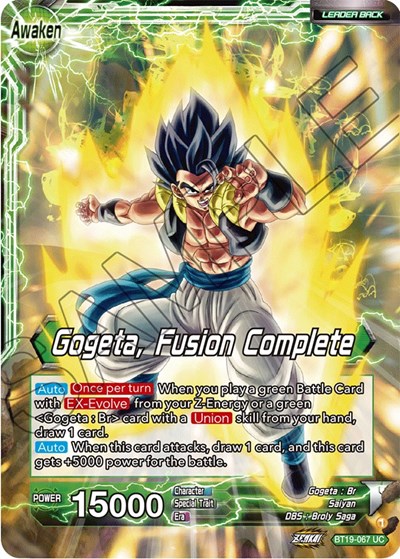 Veku // Gogeta, Fusion Complete BT19-067