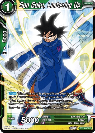 Son Goku, Limbering Up BT19-079