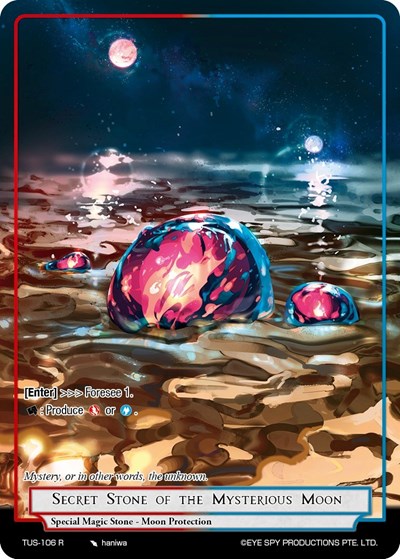 Secret Stone of the Mysterious Moon TUS-106 R