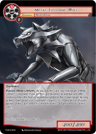 Metal Lifeform: Wolf