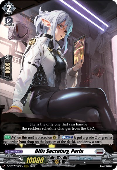 Blitz Secretary, Perfe [D Format] D-BT07/008EN