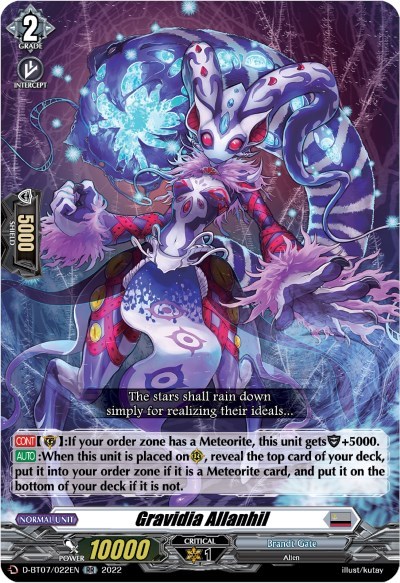 Gravidia Allanhil [D Format] D-BT07/022EN