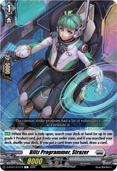 Blitz Programmer, Strazer [D Format] D-BT07/071EN