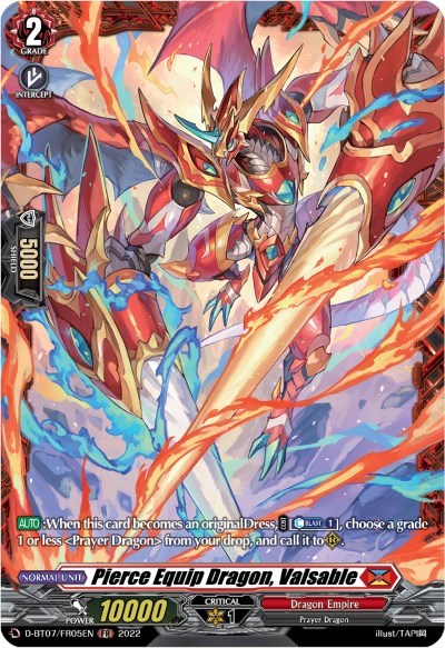 Pierce Equip Dragon, Valsable [D Format] D-BT07/FR05EN