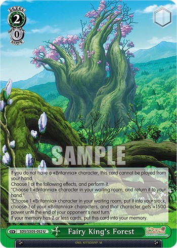 Fairy King's Forest SDS/SX05-052 U
