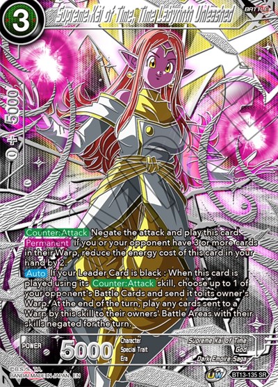 Supreme Kai of Time, Time Labyrinth Unleashed BT13-135