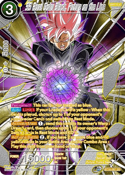 SS Rose Goku Black, Future on the Line BT16-087