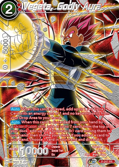 Vegeta, Godly Aura P-247