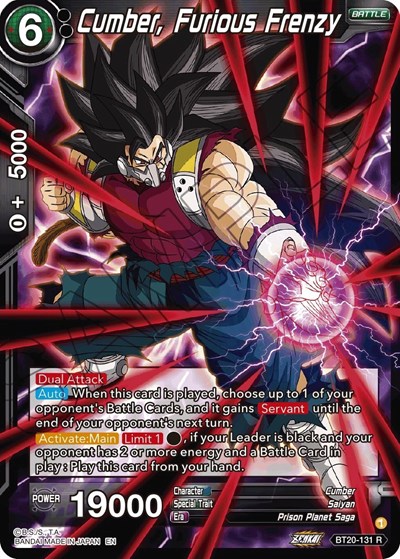Cumber, Furious Frenzy BT20-131
