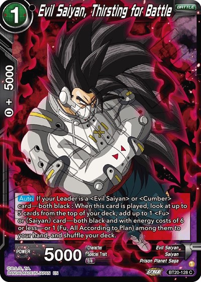 Evil Saiyan, Thirsting for Battle BT20-128