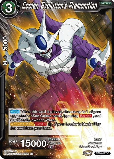 Cooler, Evolution´s Premonition BT20-127