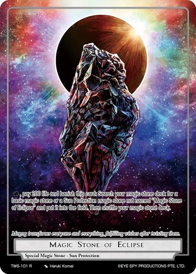 Magic Stone of Eclipse TWS-101 R — The War of the Suns
