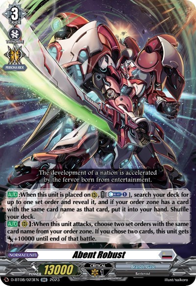 Abent Robust [D Format] D-BT08/023EN