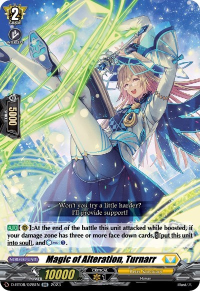 Magic of Alteration, Turnarr [D Format] D-BT08/028EN