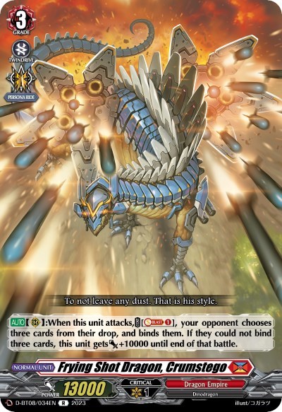 Frying Shot Dragon, Crumstego [D Format] D-BT08/034EN