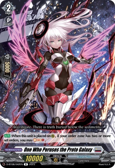 One Who Peruses the Proto Galaxy [D Format] D-BT08/042EN