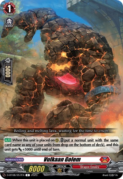 Vulkaan Golem [D Format] D-BT08/057EN