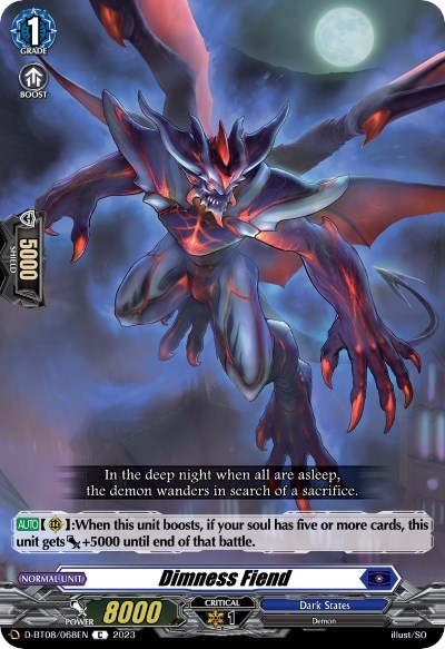 Dimness Fiend [D Format] D-BT08/068EN