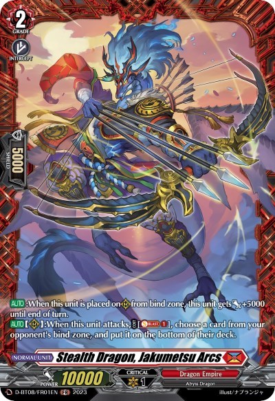 Stealth Dragon, Jakumetsu Arcs [D Format] D-BT08/FR01EN