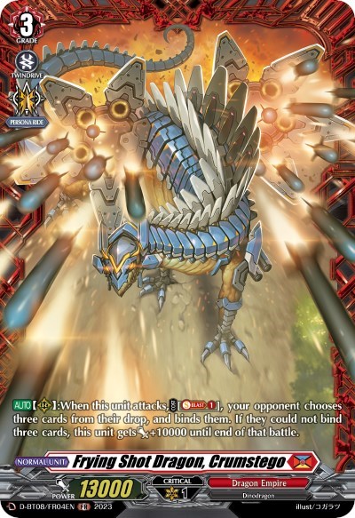 Frying Shot Dragon, Crumstego [D Format] D-BT08/FR04EN