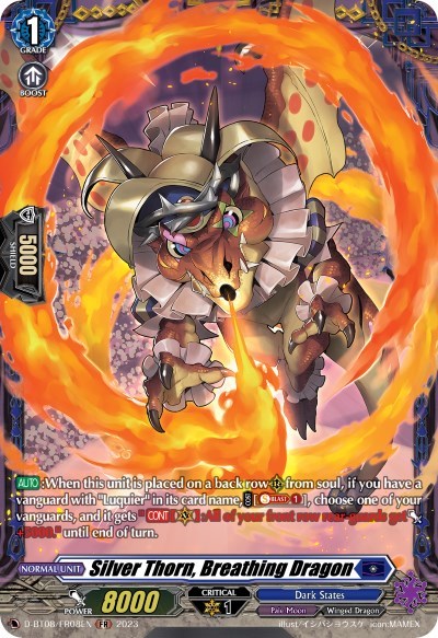 Silver Thorn, Breathing Dragon [D Format] D-BT08/FR08EN