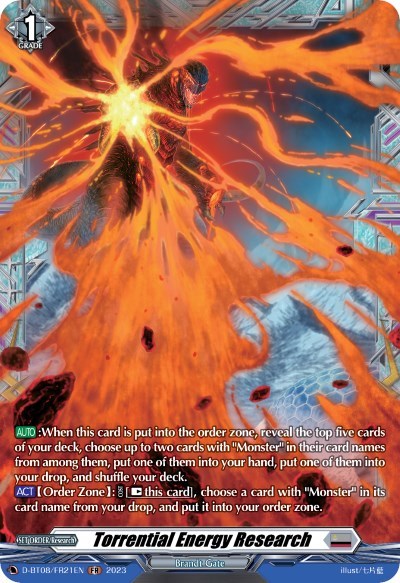 Torrential Energy Research [D Format] D-BT08/FR21EN