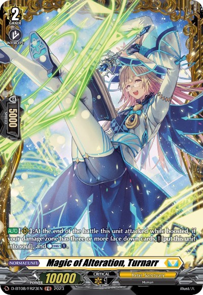 Magic of Alteration, Turnarr [D Format] D-BT08/FR23EN