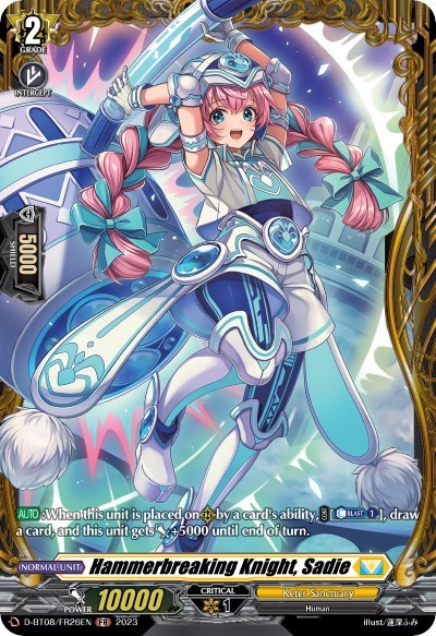 Hammerbreaking Knight, Sadie [D Format] D-BT08/FR26EN