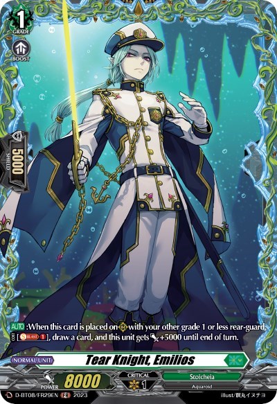 Tear Knight, Emilios [D Format] D-BT08/FR29EN