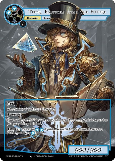 Titor, Emissary from the Future WPR2022-003