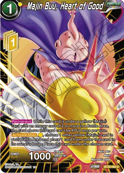Majin Buu, Heart of Good BT20-092
