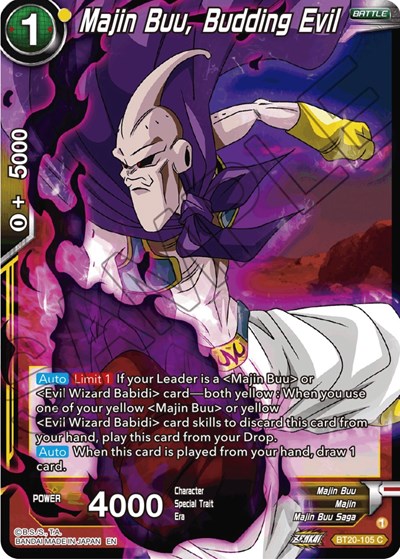Majin Buu, Budding Evil BT20-105