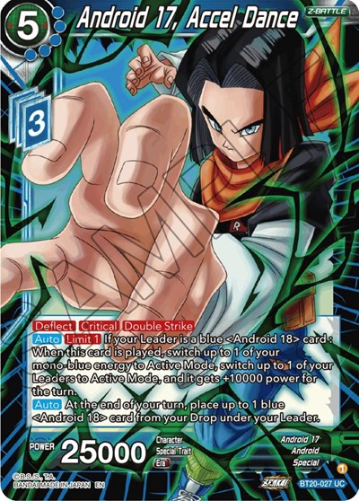 Android 17, Accel Dance BT20-027
