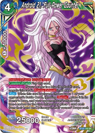 Android 21, Full-Power Counter BT20-145