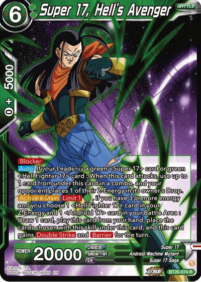 Super 17, Hell´s Avenger BT20-074