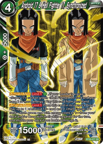 Android 17 & Hell Fighter 17, Synchronized BT20-077