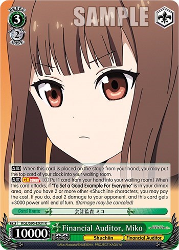 Financial Auditor, Miko KGL/S95-E031 R