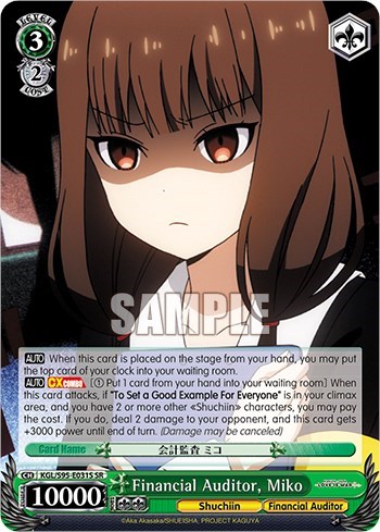 Financial Auditor, Miko KGL/S95-E031S SR