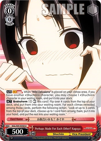 Perhaps Made For Each Other? Kaguya KGL/S95-E058 U