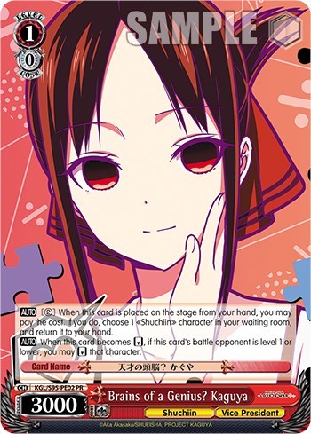Brains of a Genius? Kaguya KGL/S95-PE02 PR