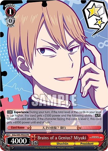 Brains of a Genius? Miyuki KGL/S95-PE03 PR