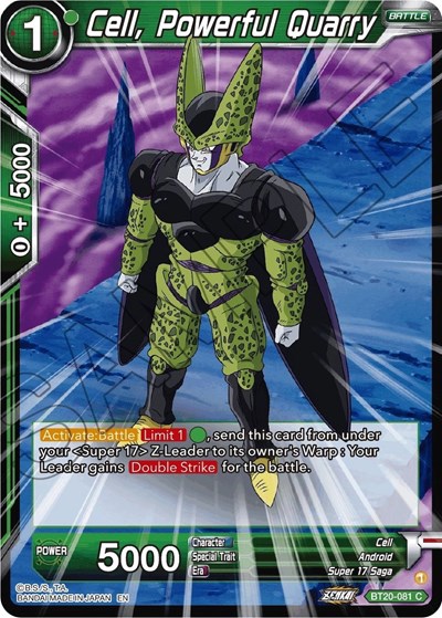 Cell, Powerful Quarry BT20-081